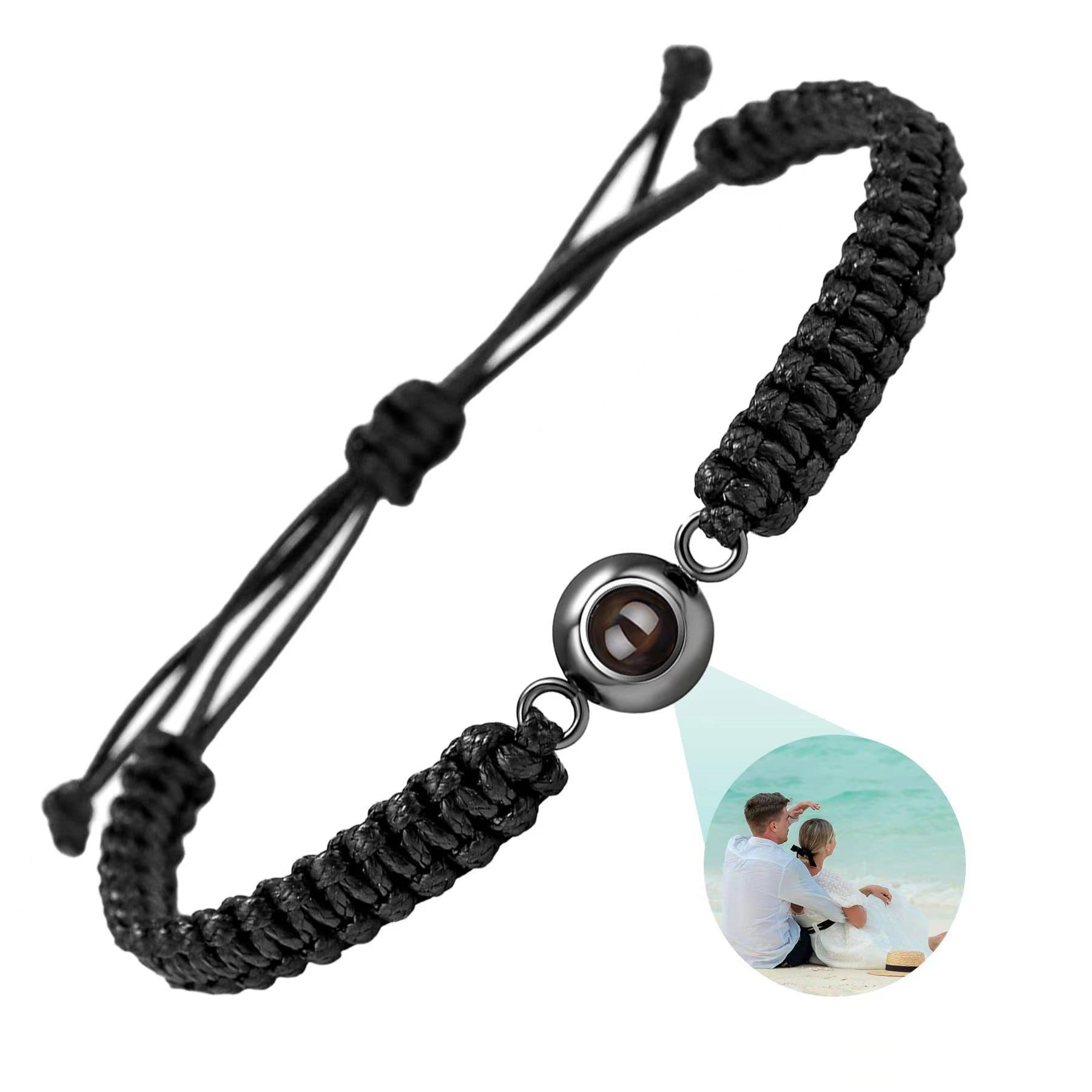Personalisierter Armband mit Foto-Lupe