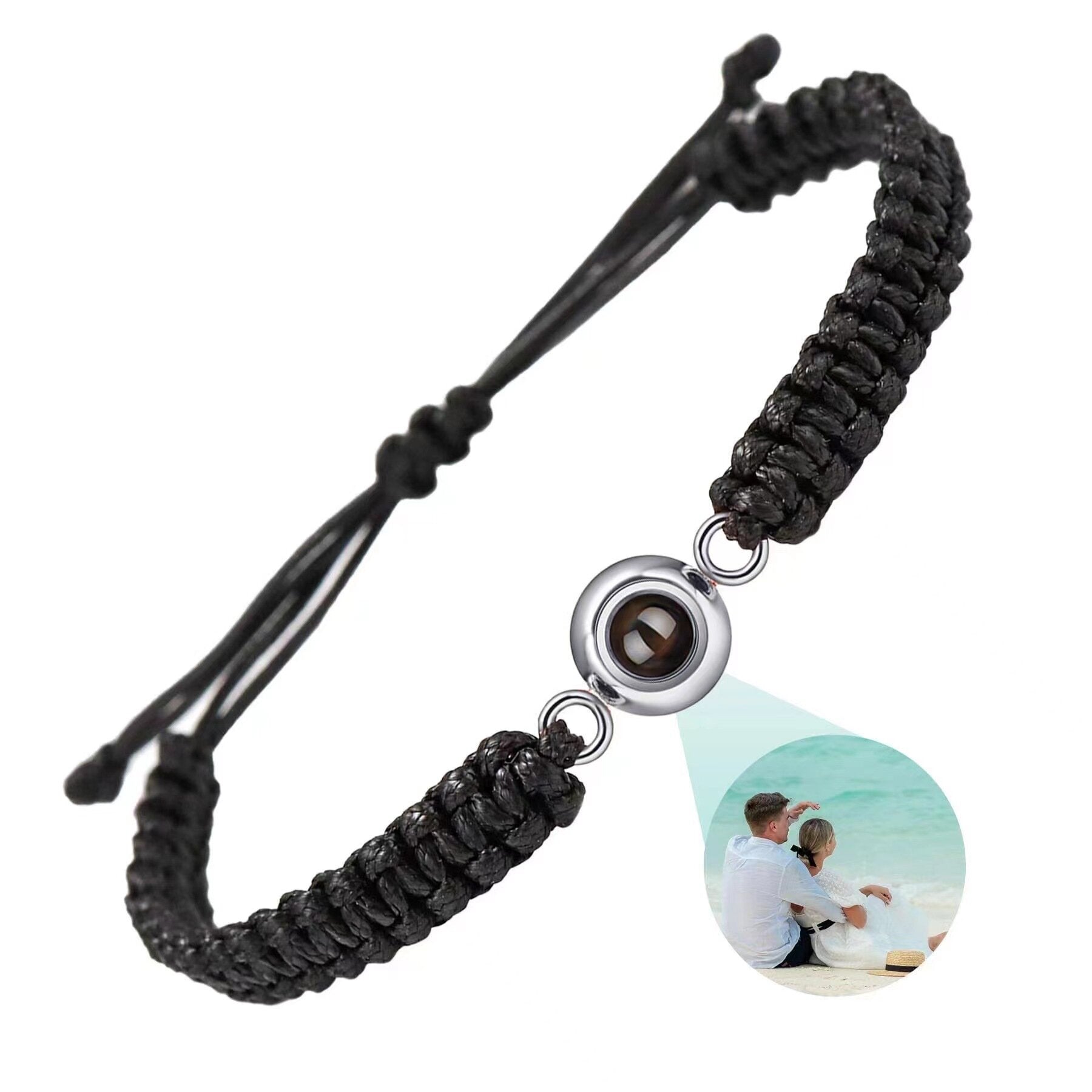 Personalisierter Armband mit Foto-Lupe